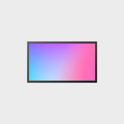 شاشة إعلانات LCD داخلية 32 بوصة 1200 نيت مع لوحة لمسة