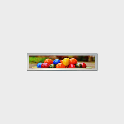 13.8 بوصة نوع شريط شاشة LCD 1920 * 358 LVDS 700nits شاشة إعلانات الحافلات