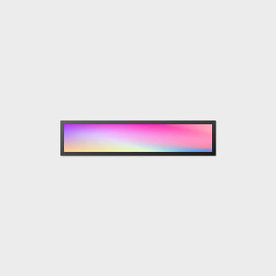 19جهاز إعلانات LCD بقيمة 2 بوصة 1900*360 شاشة إعلانات LCD 500nit