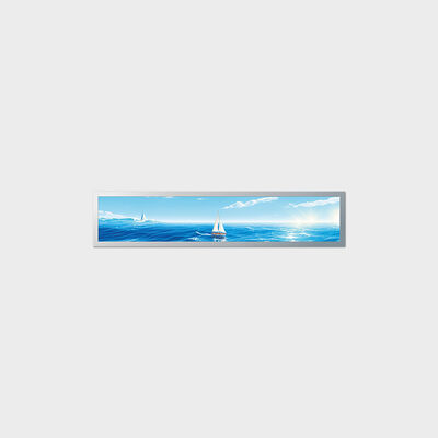 19.2 بوصة شريط نوع TFT LCD تطبيق داخلي يدعم لافتات قاعة المعرض