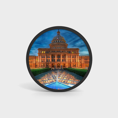 15.7 بوصة شاشة LCD مستديرة 960 × 960 700 نيت Android11 آلة إعلان LCD