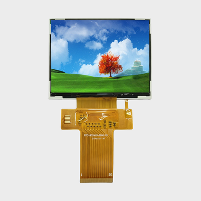 حل LCD صغير مقاس 3.5 بوصة مع واجهة 320*240 RGB تدعم تخصيص السطوع