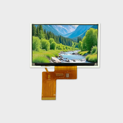 حل LCD صغير مقاس 4.3 بوصة مع واجهة RGB 800*480 تدعم سطوع 1000nits