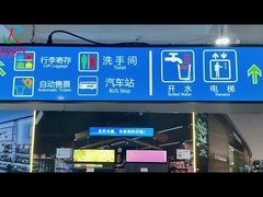 47.6 بوصة مزدوج الجانبين شاشة LCD الإعلانية 1920 * 360