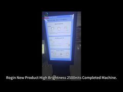 آلة الإعلان LCD مقاس 55 بوصة تدعم حل السطوع العالي 2500 شمعة