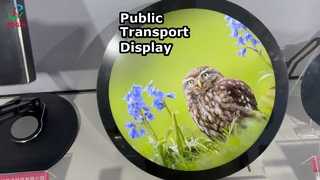 شاشة عرض LCD مستديرة مقاس 8.2 بوصة من روجين بدقة 1080*1080.